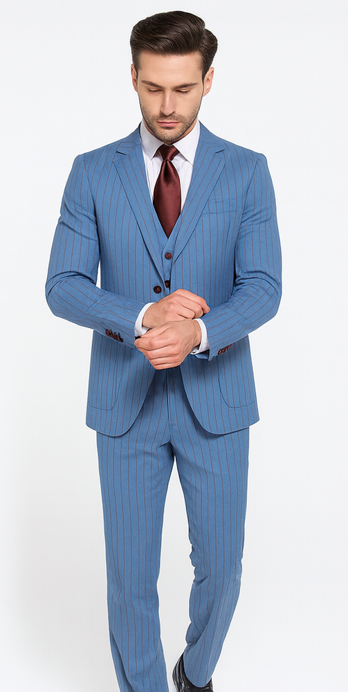 Rossi Man Remo RM1756 – Stylish Men’s Tailored Suit - Modern Elegant Formalwear