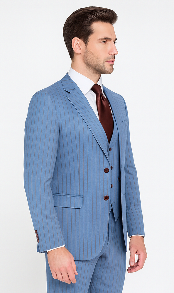 Rossi Man Remo RM1756 – Stylish Men’s Tailored Suit - Modern Elegant Formalwear