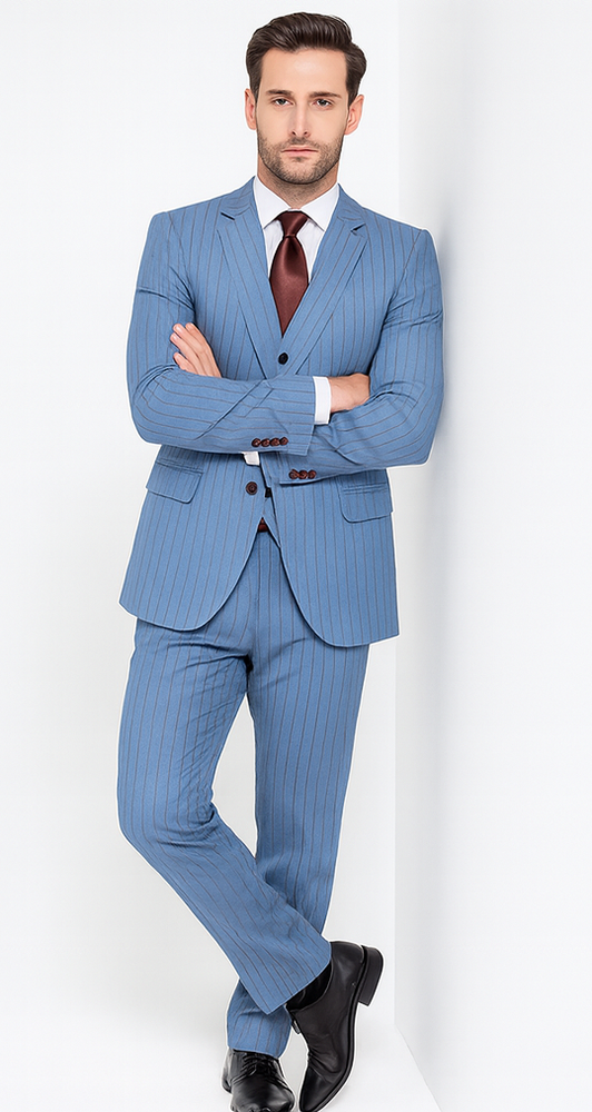 Rossi Man Remo RM1756 – Stylish Men’s Tailored Suit - Modern Elegant Formalwear