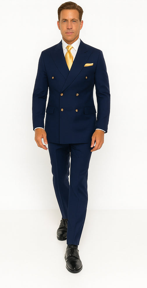 Rossi Man RM1102 Milano Collection Modern Fit Suit for Men – Stylish Formalwear for Special Events