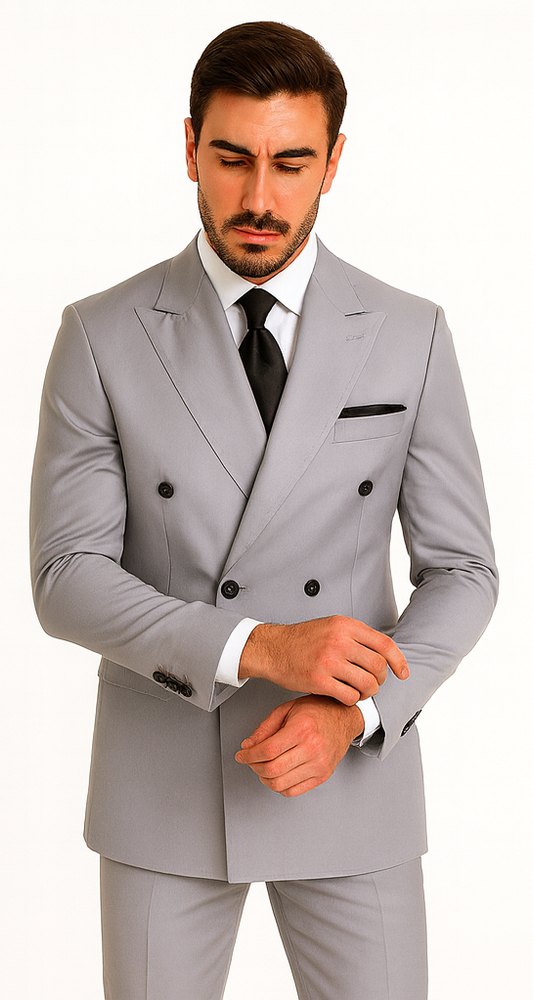 Rossi Man RM1178 Milano Collection Slim Fit Suit for Men – Modern Formal Wear