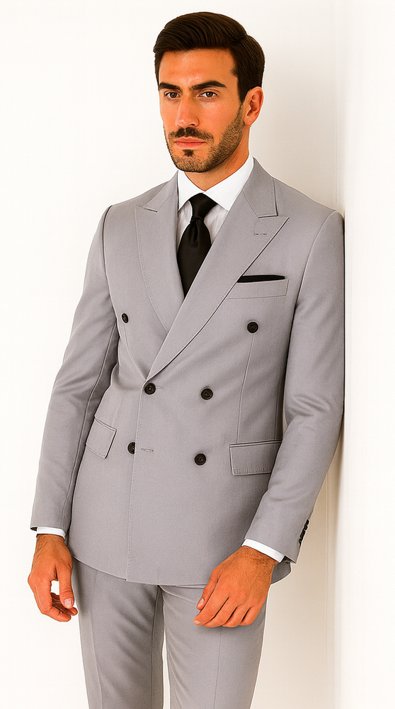 Rossi Man RM1178 Milano Collection Slim Fit Suit for Men – Modern Formal Wear