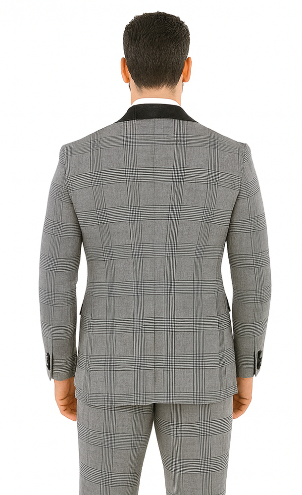 Rossi Man RM1295 Classic 3-Piece Smoking Tuxedo – Men’s Formalwear