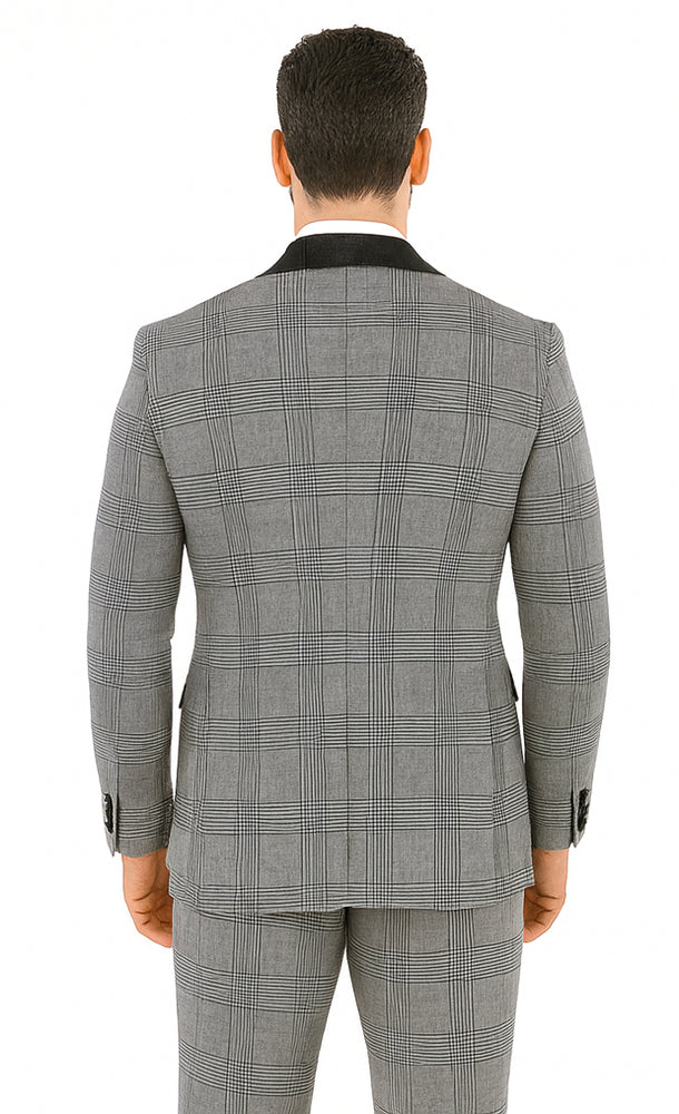 Rossi Man RM1295 Classic 3-Piece Smoking Tuxedo – Men’s Formalwear