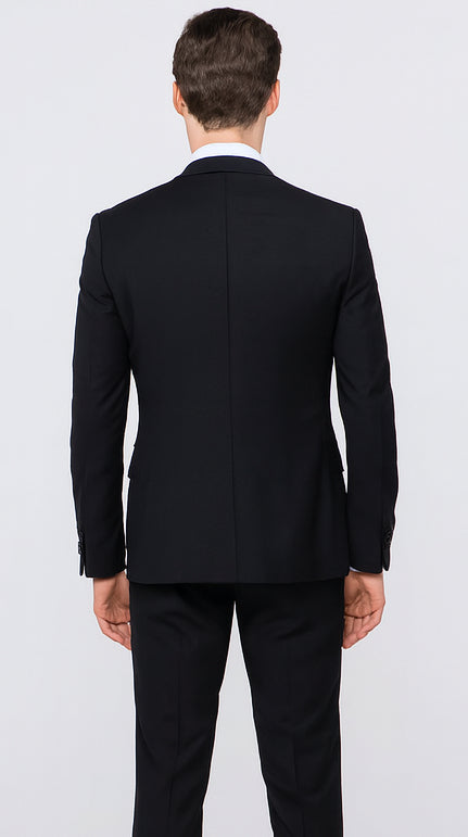 Rossi Man RM1310 – Sydney II Collection Modern Tailored Suit for Men - Elegant 2-Piece Slim Fit Formalwear