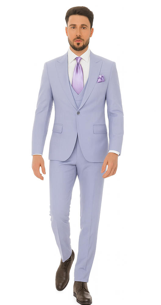 Rossi Man RM1396 – Paul Collection Elegant Formal Suit for Men - Tailored Modern Style