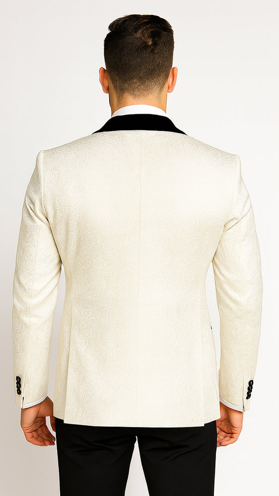 Rossi Man RM1449 – Formal 3-Piece Smoking Style Tuxedo for Men - Elegant Modern Evening Wear