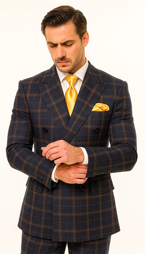 Rossi Man RM1790 – Elegant Slim Fit Milano Suit for Men - Stylish Modern Formal Attire