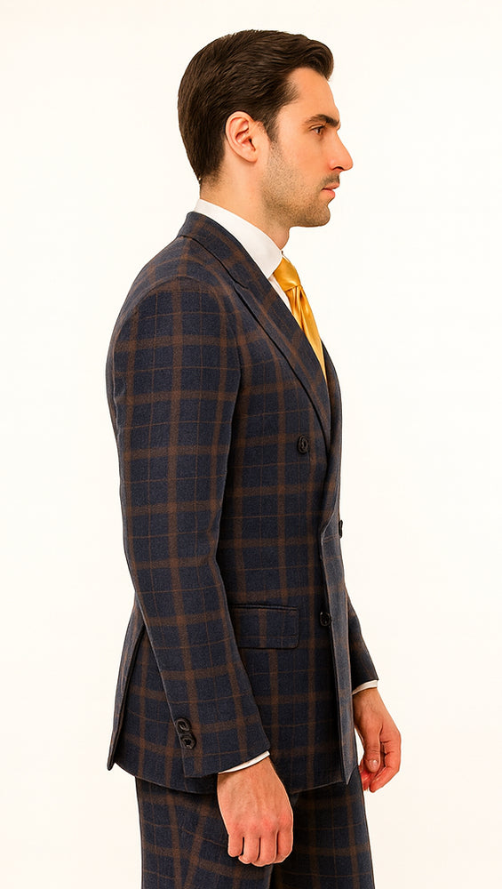 Rossi Man RM1790 – Elegant Slim Fit Milano Suit for Men - Stylish Modern Formal Attire