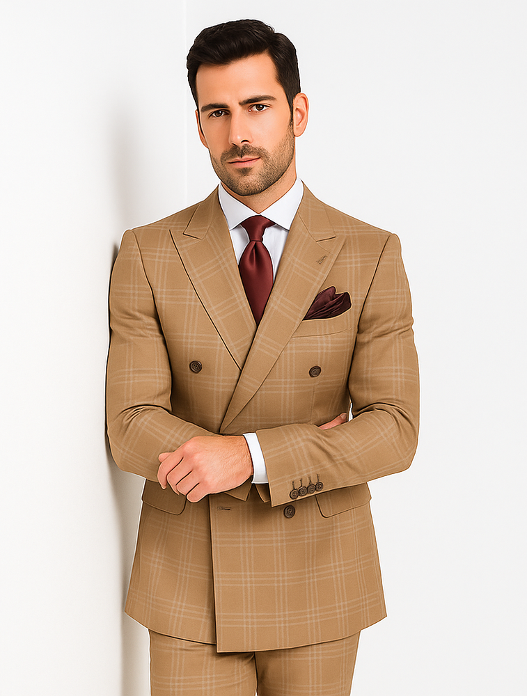 Rossi Man RM1797 – Timeless Milano Suit for Men’s Formal & Casual Wear - Tailored Fit Dress Suit