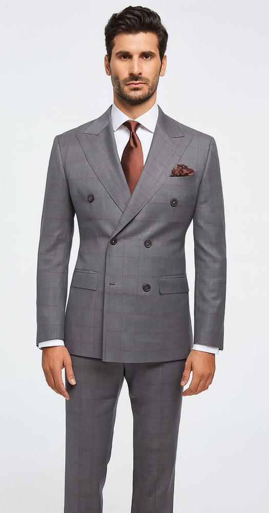 Rossi Man RM1830 – Milano Collection Elegant Formal Suit for Men - Premium Tailored Wear