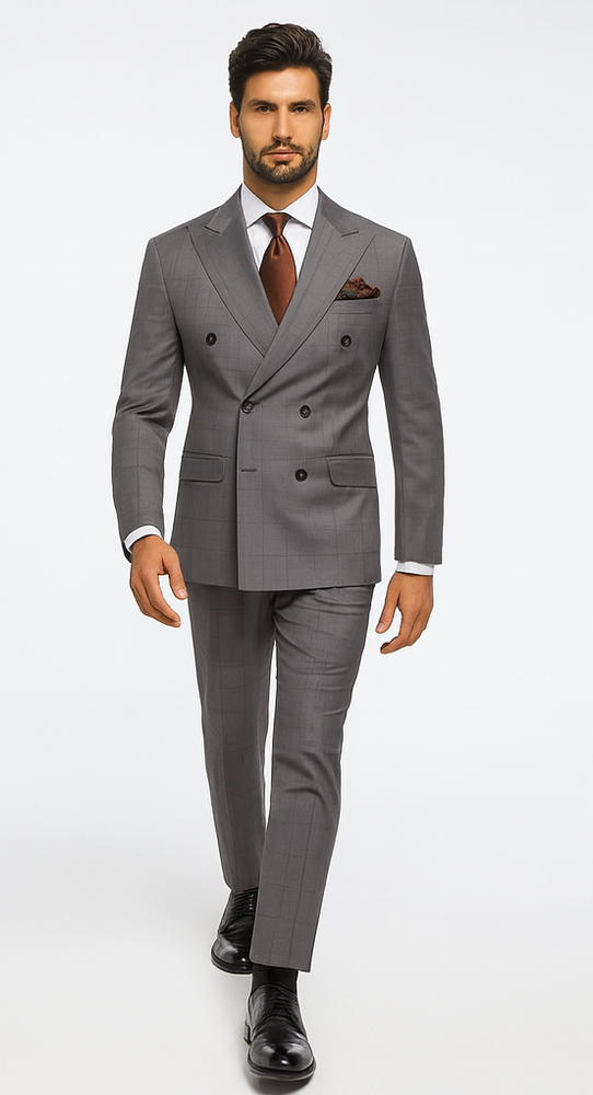 Rossi Man RM1830 – Milano Collection Elegant Formal Suit for Men - Premium Tailored Wear