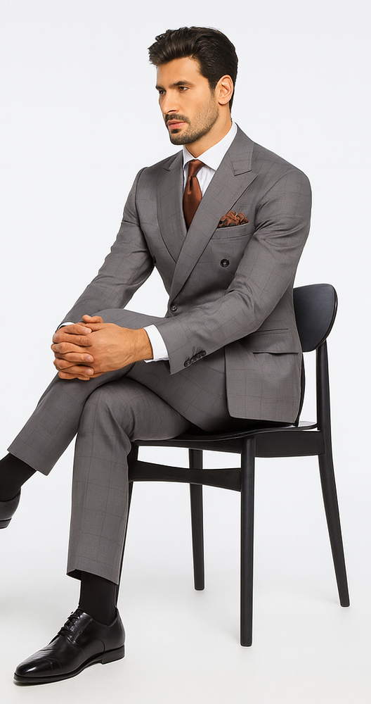 Rossi Man RM1830 – Milano Collection Elegant Formal Suit for Men - Premium Tailored Wear