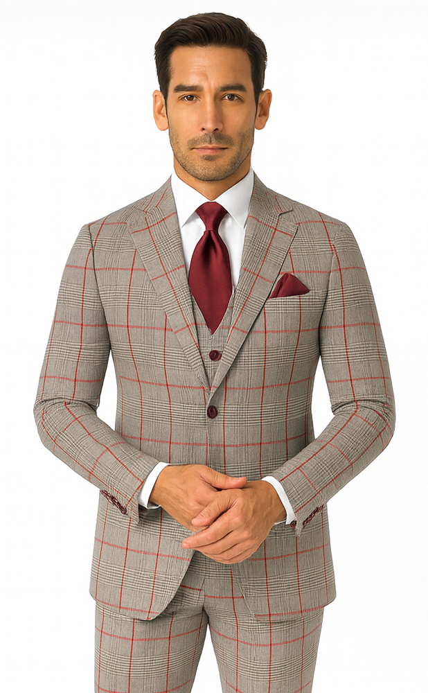 Rossi Man RM1854 Tom Slim Fit Suit – Modern Men’s Formalwear