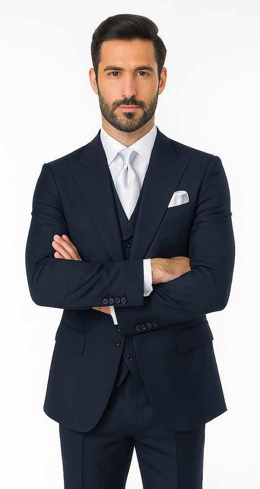 Rossi Man Sam Collection RM2302 – Elegant Men’s Suit - Modern Tailored Formalwear