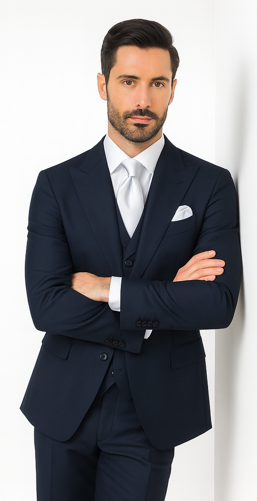 Rossi Man Sam Collection RM2302 – Elegant Men’s Suit - Modern Tailored Formalwear