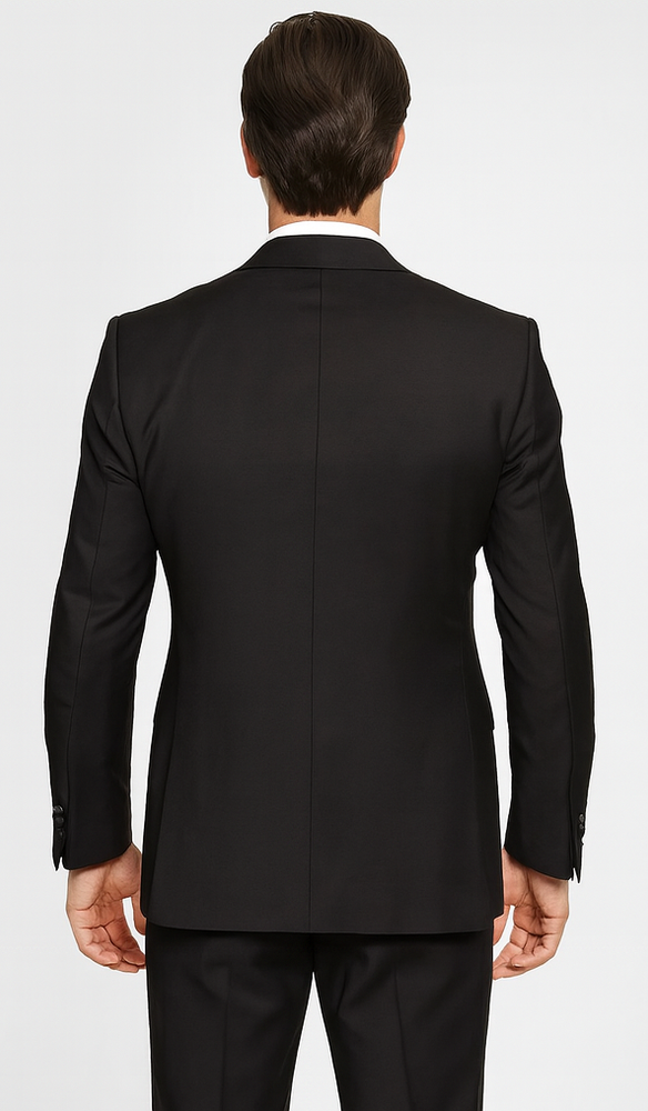 Rossi Man Sam RM2301 Black Slim Fit Suit – Men’s Modern Formalwear