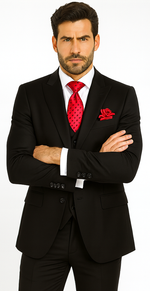 Rossi Man Sydney - RM1101 – Slim Fit Formal Suit for Men - Modern Tailored Elegance