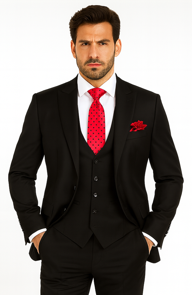 Rossi Man Sydney - RM1101 – Slim Fit Formal Suit for Men - Modern Tailored Elegance