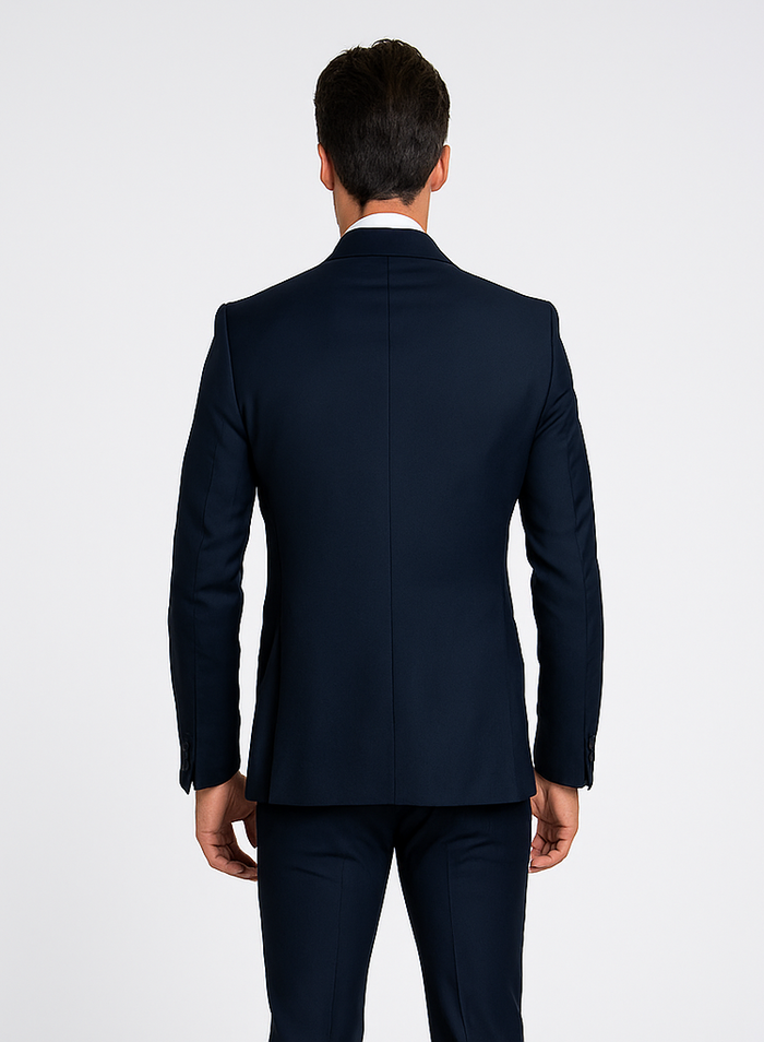 Rossi Man Zeus RM1004 – Premium Men’s Formal Suit, Modern Slim Fit Black-Tie