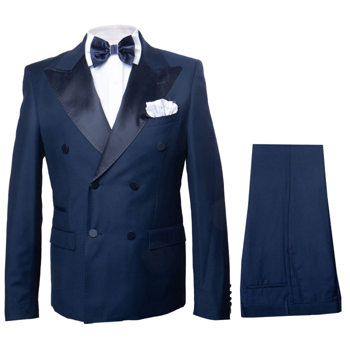 Rossi Man Zeus RM1004 – Premium Men’s Formal Suit, Modern Slim Fit Black-Tie