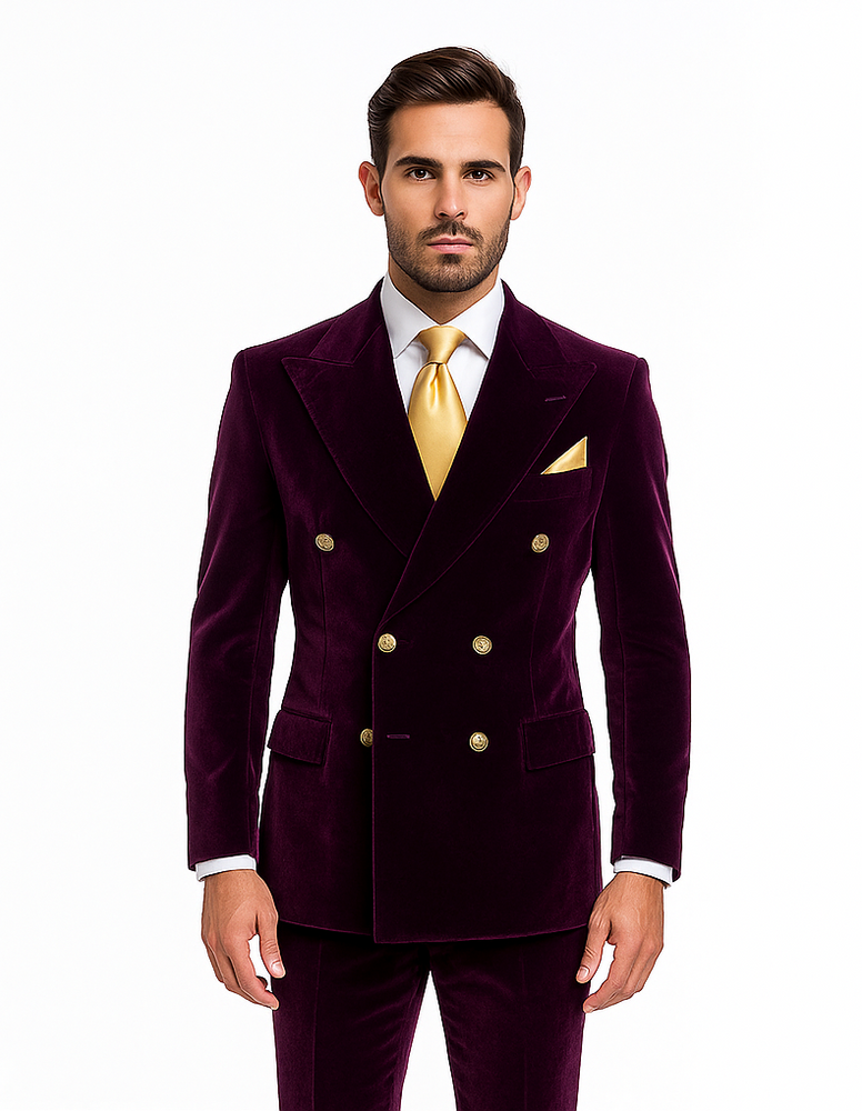 Rossi Man Zeus RM1573 – Elegant Men’s Tuxedo for Formal Occasions -  Slim Fit Black-Tie Suit