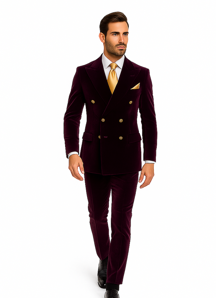 Rossi Man Zeus RM1573 – Elegant Men’s Tuxedo for Formal Occasions -  Slim Fit Black-Tie Suit