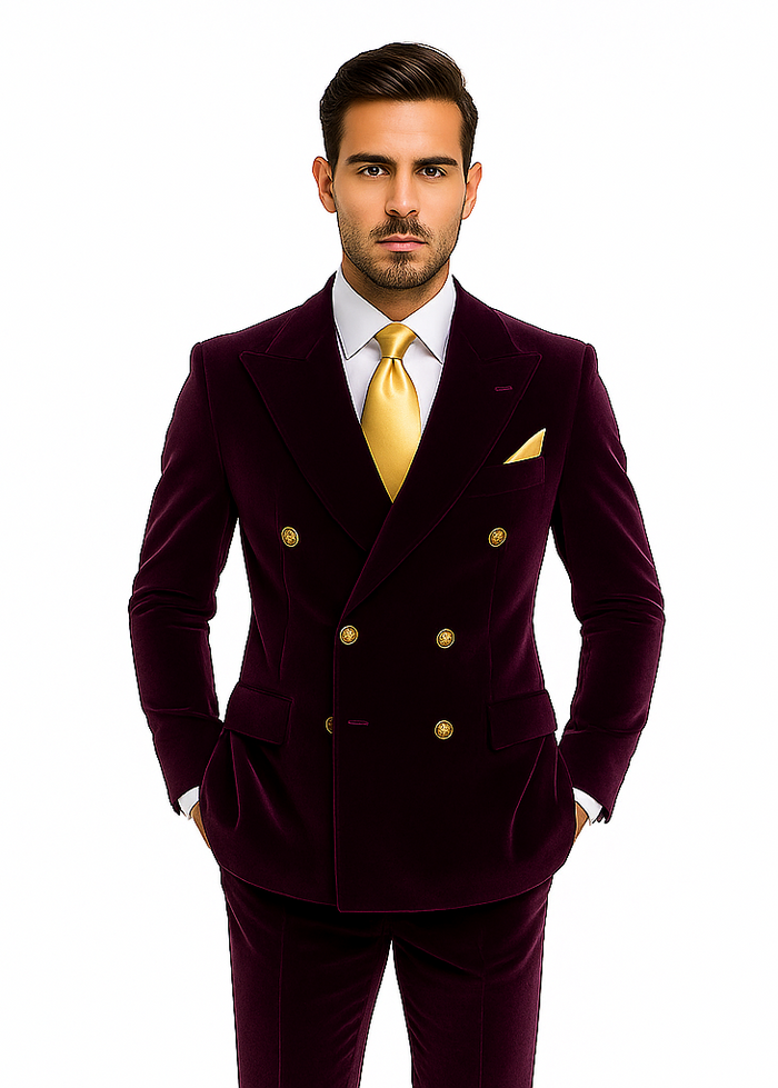 Rossi Man Zeus RM1573 – Elegant Men’s Tuxedo for Formal Occasions -  Slim Fit Black-Tie Suit