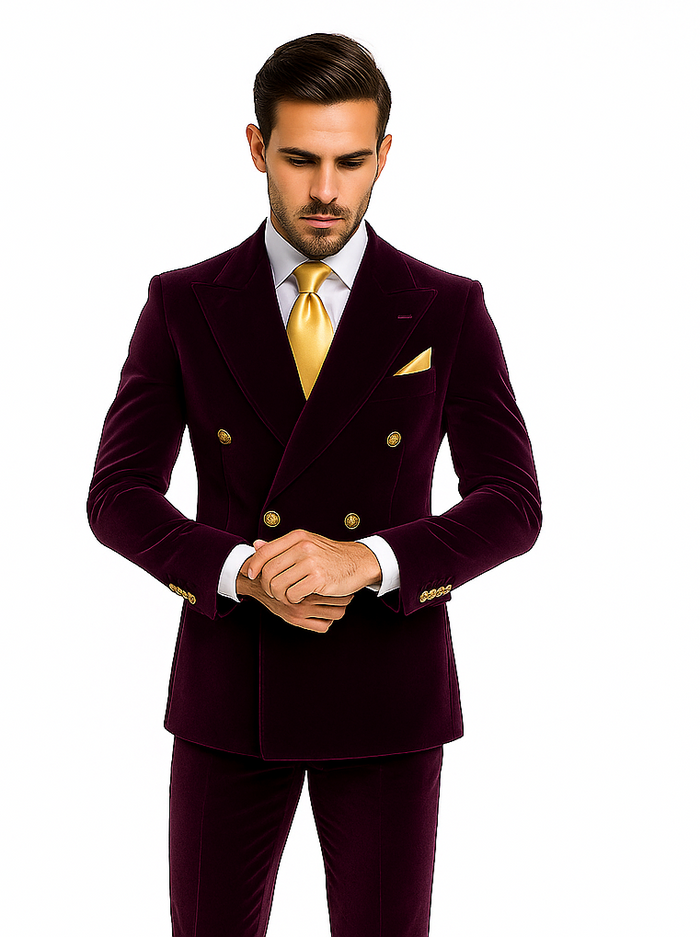 Rossi Man Zeus RM1573 – Elegant Men’s Tuxedo for Formal Occasions -  Slim Fit Black-Tie Suit