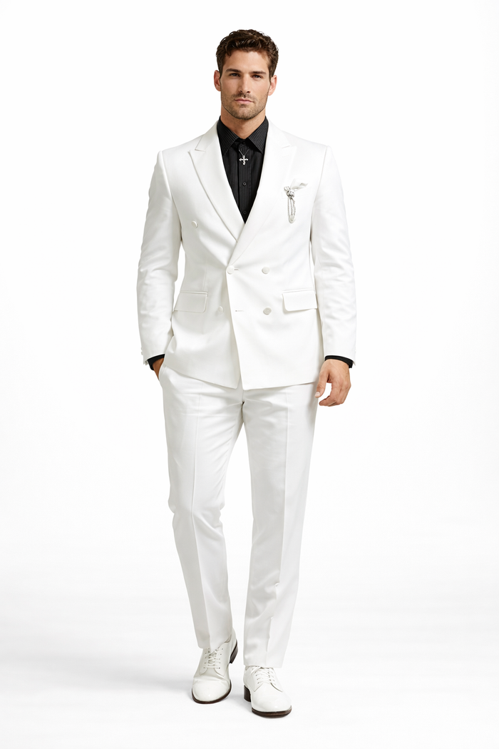 Rossiman Rossi Man Men's Tailored Dress Suit – Premium Formalwear