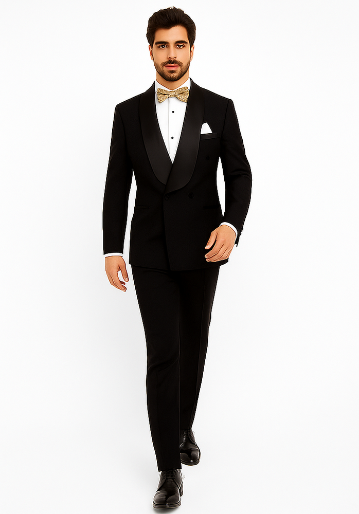 Rossiman Rossi Men’s Formal Suit | Stylish Tailored Dress Suit by Rossi Man – Italian Slim Fit Luxury Formalwear