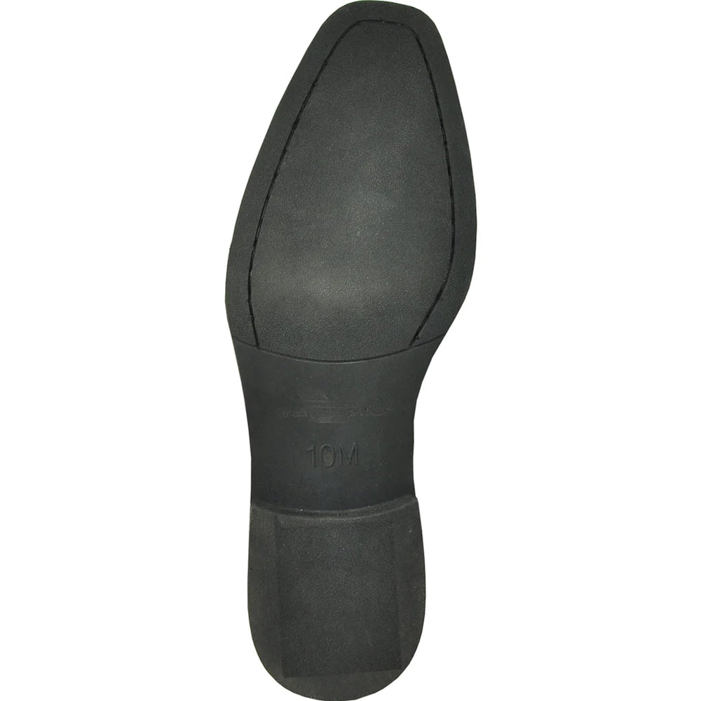 Bravo Mens Shiny Patent Plain Toe Tuxedo Dress Shoe in Black
