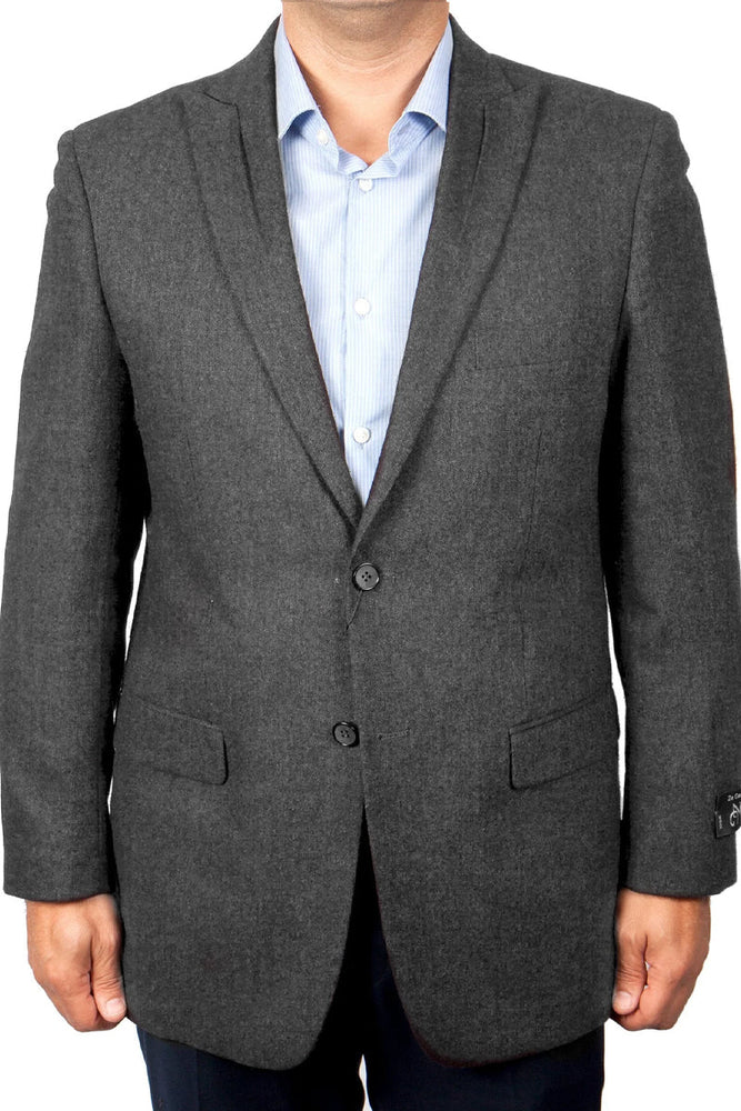 Men's Grey Wool Blazer by Tazzio Suits
