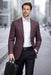 Mauve Sport Coat Plaid Blazer