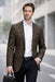 Brown Plaid Blazer Mens Sport Coat