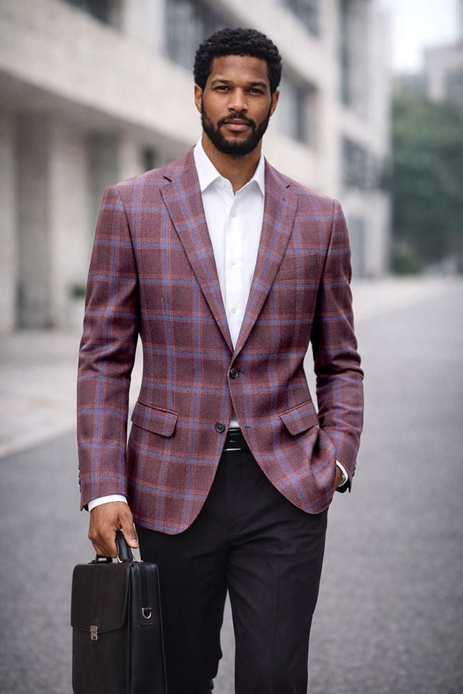 Mauve Blazer Single Breasted Jacket