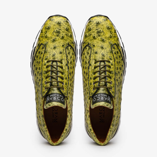 Marco Di Milano Scanno Antique Green Leather Shoe