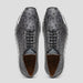 Marco Di Milano Scanno Gray Ostrich Quill Sneakers