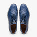 Marco Di Milano Scanno Navy Ostrich Quill Sneakers