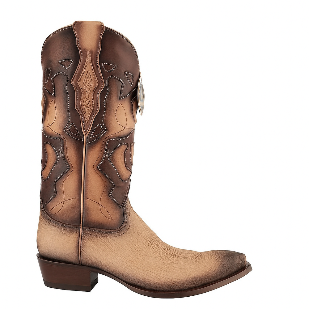 King Exotic Men's Shark Snip Toe Western Boots