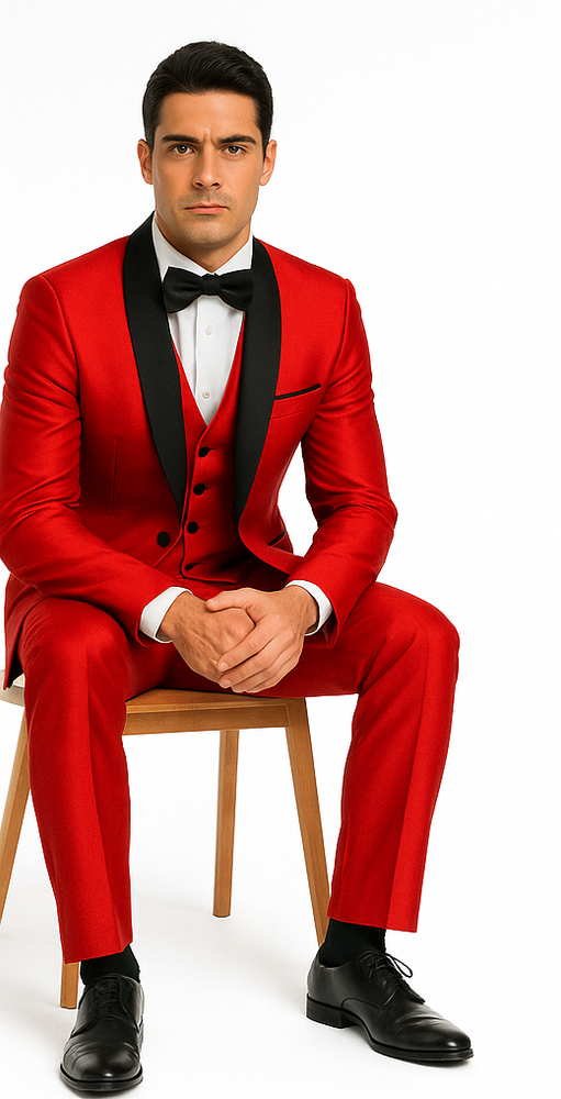 shiny-red-tuxedo-shawl-collar-jacket