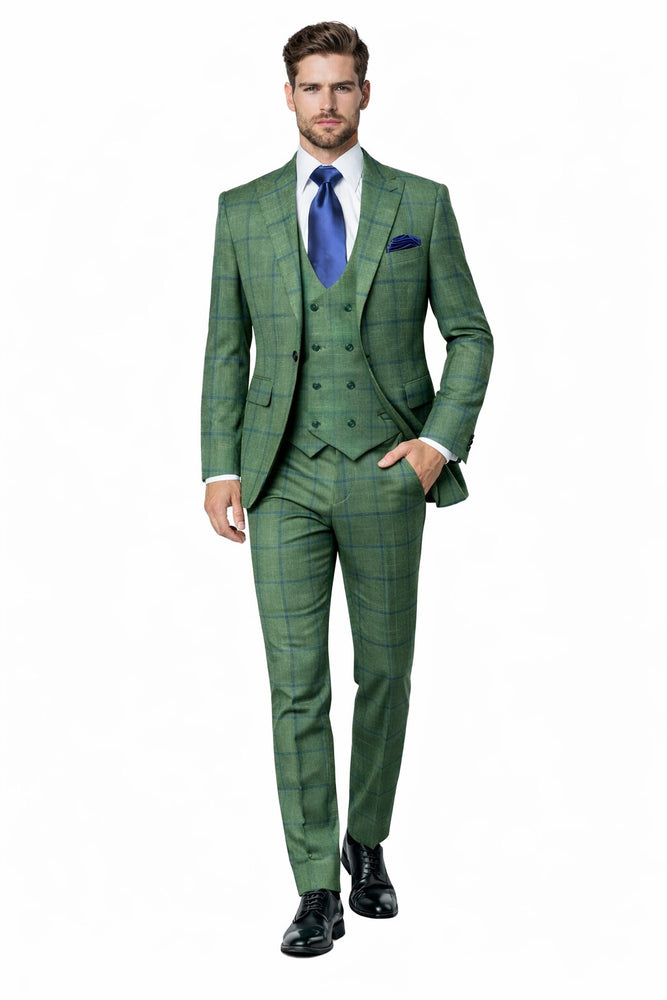 Rossi Man Max RM1841 – Men's Slim Fit 3-Piece Suit for Men