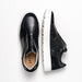 Zelli Spettacolare Calfskin & Suede Slip-On Sneakers in Black