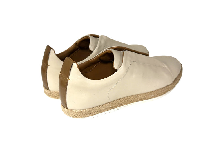 P01005 Sportivo- Elastic Vamp- Off White Cream