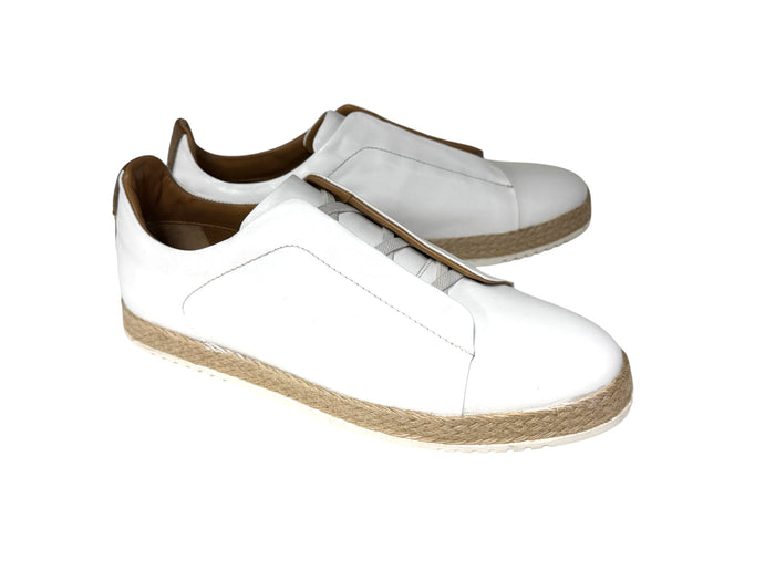 P01007 Sportivo- Elastic Vamp- White