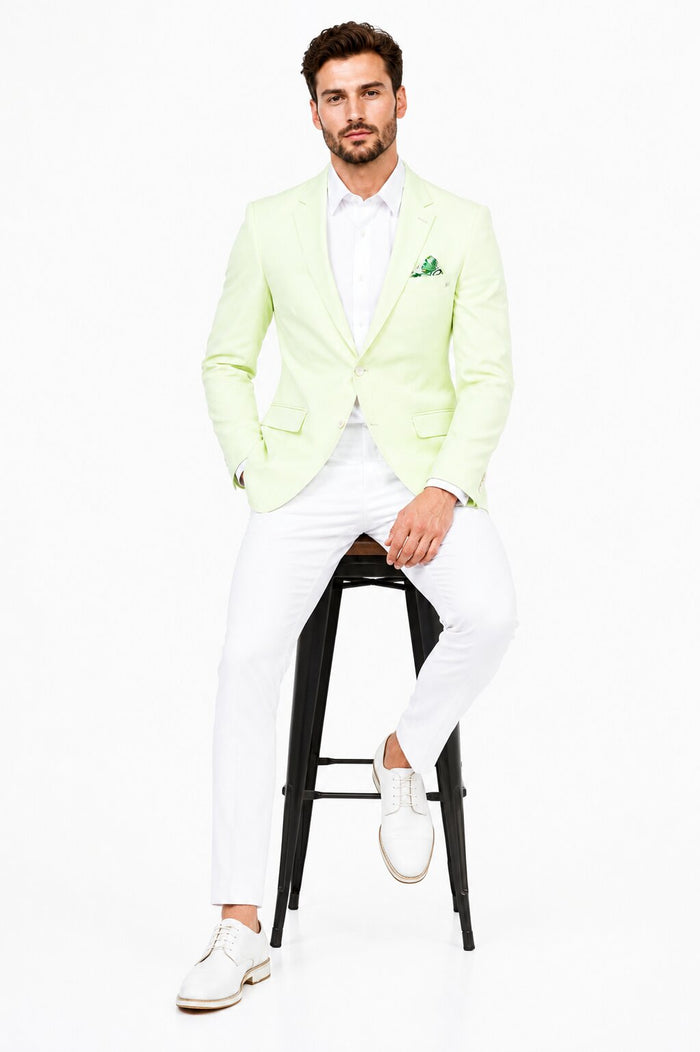 Mint Green Blazer - Light Green Blazer For Men
