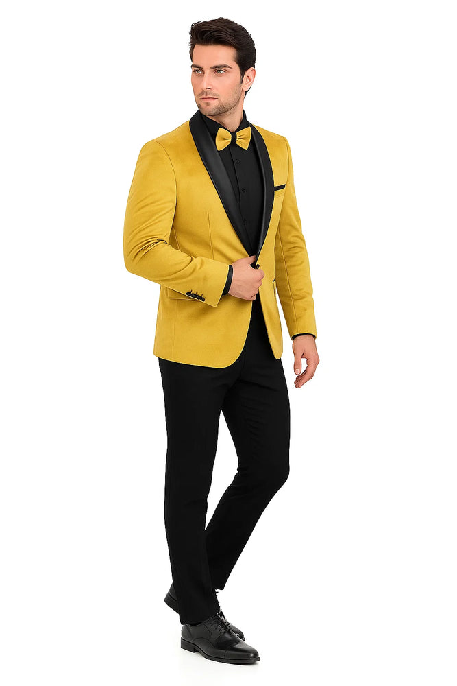 Mustard Tuxedos - Wedding Tuxedo - Prom 2025 Suit