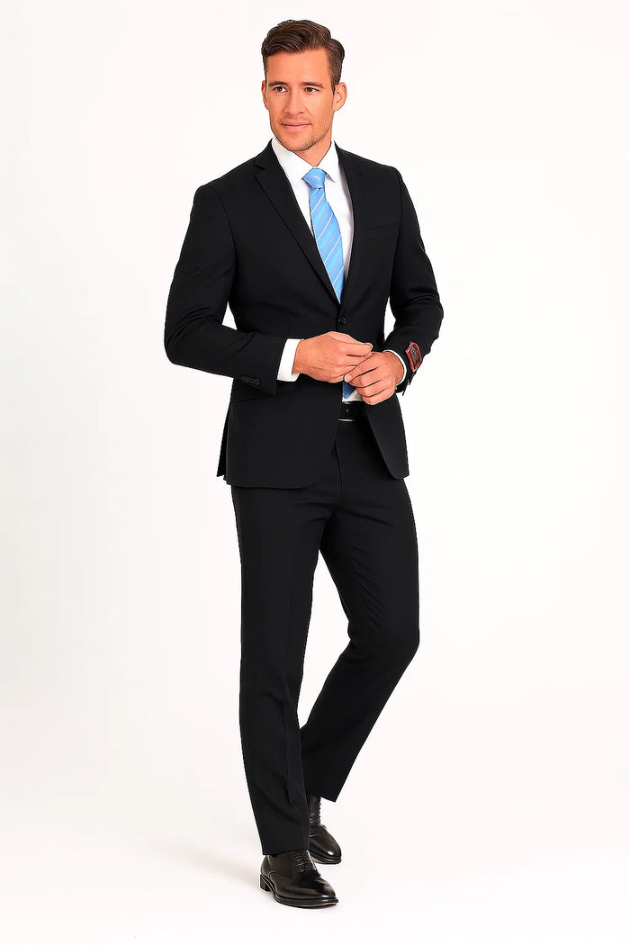 Tight Fit Suits - Black Prom 2026 Suit