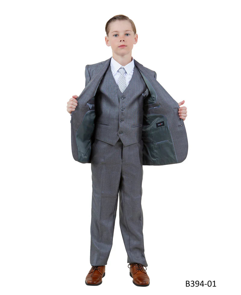 Boys Gray Suit in Toddler Size for Formal Events