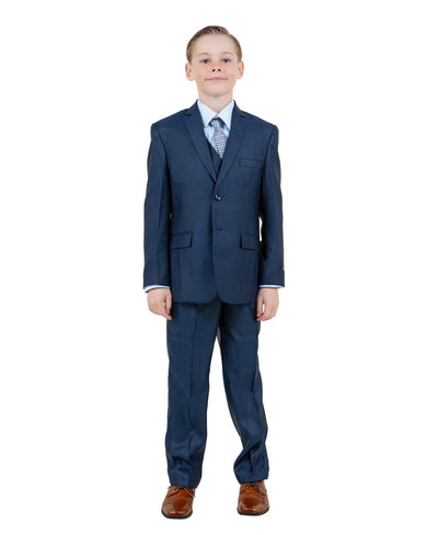 Boys Navy Blue Suit